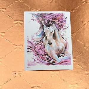 Beautiful Equestrian Horse Girl Horse Boy Cowboy CowGirl Single Decor Sticker